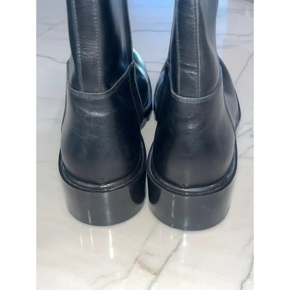 Bottega Veneta Strut Leather Knee High Boots in Black 39.5 With Box Womens - Picture 10 of 16